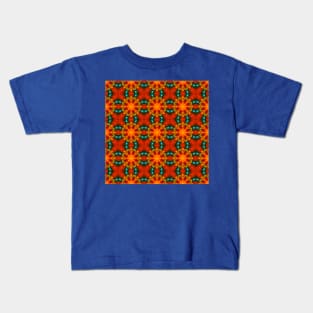 Moroccan arabic oriental tile pattern Kids T-Shirt